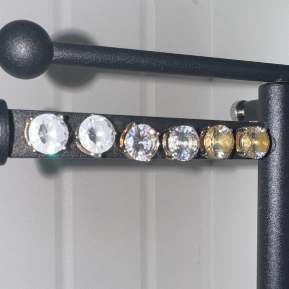 EUC Bundle of Three 1cm Stud Earrings - Picture 2 of 11